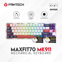  1 Fantech Maxfit70 MK911 Vibe Edition LONDON TOUR Mechanical Gaming Keyboard كيبورد احترافي ميكانيكي