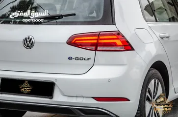  23 Volkswagen E-golf 2019  •السيارة بحالة ممتازة جدا