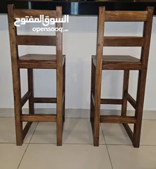  2 كراسي بار مرتفعة