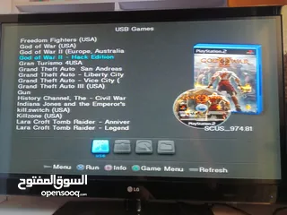  18 بلايستيشن 2 معدلة مع اسلاك + ميموري جديدة هدية + هارديسك وميموري عليهم 60 لعبة مميزة