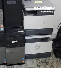  1 Dell CPU And HP Printer Office Used