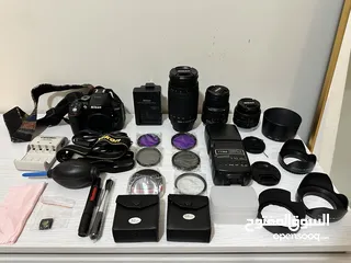  1 Used Like New Nikon D5300 With more than 15 Additional Accessory