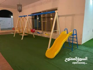  4 swing slide playground