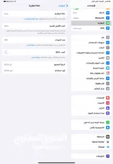  9 ايباد برو حجم 11انج ذاكره 256 معالج M4 دورات شحن 164 بطاريه 99 جهاز نضافه 100بل 100