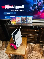  1 Playstation 5 Slim Blueray  بلاستيشن 5 سلم