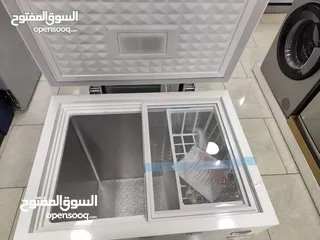  17 فريزر عامودي و بطح 150 A+ لون سلفر وأبيض شامل توصيل مجانا بأقل سعر بالمملكه