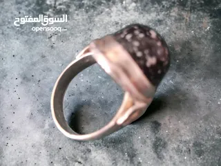  6 silver ring with al Mourad stone خاتم فضة بحجر المراد