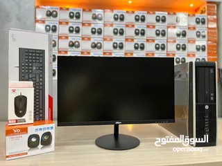  4 أجهزة كمبيوتر كامله بحالة الوكالة i5 مع شاشة جديده
