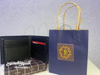  14 محفظة جلد طبيعي BOGESI رجالية – عرض عيد الأضحى  بس 7 دنانير!