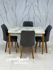  4 ميز طعام 6 و 4 كراسي