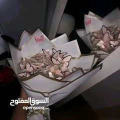  8 باقات الكاندي والفراشة وباقات التخرج