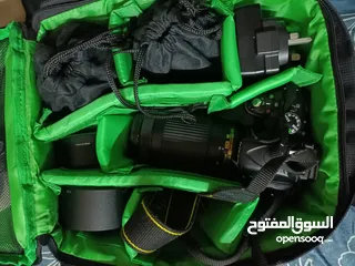  8 كاميرا نيكون d5200 مع عدسات