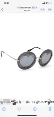  2 Original Miumiu sunglasses in a beautiful modern style