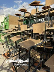  6 كرسي محاضرات يصلح للمدارس والمراكز التعليمية ورياض الاطفال بحال الوكالة