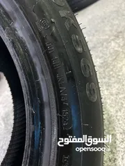  1 /:- اطارات مستعمل  /:- بحالة ممتازة /:- قياس •205/60/16•