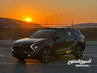  6 كايا سبورتاج  2022 فل الفل فتحة سقف  2x4 ///240Hp بنزين + كهرباء  ( Haybrid) 1600cc