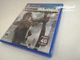 6 سي دي tomb raider نظيف ولا خدش سبب البيع تم التختيم العبة جدا حلوة غير قابل للتفاوض ولا خدش