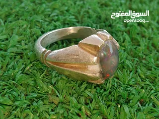  6 خاتم اوبال فل فاير طبيعي عالفحص بسعر حرق