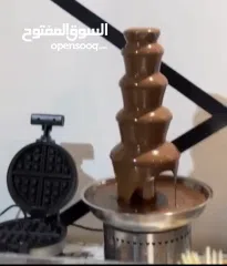  4 موجودة عدة اللبيع  ماكنة فشافيش 28 طابه  ماكنة كريب  ماكنة وأفل أصابع  نافورة شوكلاتة