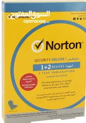 2  NORTON LIFELOCK SECURITY DELUXE1 + 2 DEVICES انتي فايروس نورترون لمستخدمين عدد2 