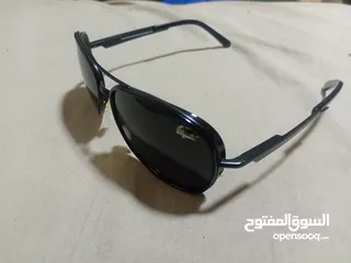  4 نظارة لاكوست استخدام خفيف  أصلية بحالة ممتازة
