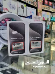  2 جهاز جديد بالكرتونة Kpahone 15 pro كبسات متوفر توصيل