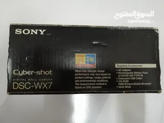  2 sony cyber shot dsc-wx7 كاميرا