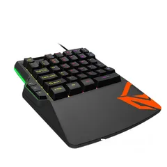  2 MeeTion MT-KB015 Left One-Handed Gaming Keyboard ميشن جيمنج كيبورد يد واحده