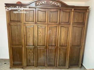  2 خزانه بحاله وكاله تفصيل خشب زان الأصلي