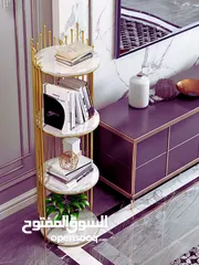  1 رف ملكي بخشب مطلي رخامي – لمسة فخامة ملوكية لبيتك تصميم فااااخر من خشب مطلي رخامي أبيض .