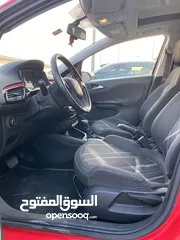  4 اوبل كورسا 2015 احمر خليجي Opel Corsa 2015, Gulf red