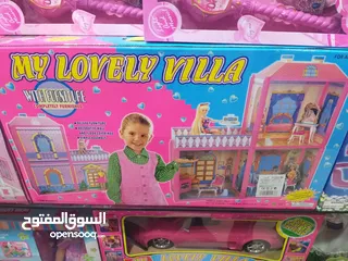  1 منزل باربي كبير جديد