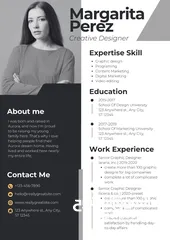  16 عمل سيرة ذاتية cv resume بأفضل التصاميم والنماذج