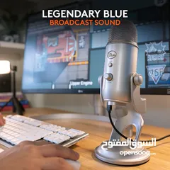  2 yeti blue microphone