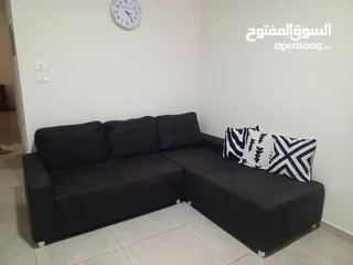  1 طقم كنب زاويه حديث كورنر لون سكني غامق صناعه اجنبيه