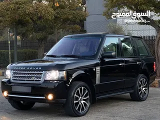  5 رنج روفر موديل 2006 محوّل 2012 Autobiography لون اسود مالك ثاني فل كامل بحال الوكالة للبيع .