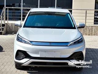  5 تم وصول BYD YUAN PLUS البطارية الكبيرة فحص كامل لون سلفر مميز بي واي دي يوان بلس عداد قليل