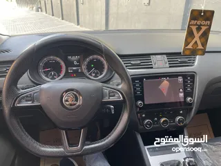  13 سكودا اوكتافيا 2020/19 بحالة الشركة فل فل عدا فتحه وعداد قليل اصلي