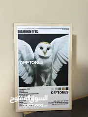  1 بوستر ديفتونز خشبي  wood Deftones poster