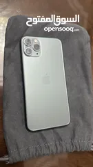  1 Iphone 11 pro 64 g green نضيف بحالة الوكاله