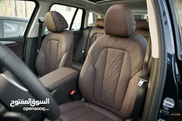  5 BMW IX3 2024 Brown interior