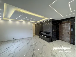  25 شقة فاخره للبيع بأجمل مناطق البنيات بمساحة 227م بسعر مميز طابق تسوية (ارضيه من الجهة الأخرى)