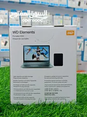  2 WD ELEMENTS 2TB PORTABLE HDD