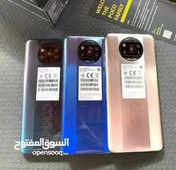  2 مستعمل على الفحص poco X3 pro رام 6 و 8 جيجا 128 و 256 بدون كرتونه  هدية كفر ولزقة متوفر توصيل