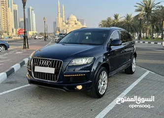  2 Audi Q7, first owner GCC  MODEL2013 kilometers178000 very excellent condition