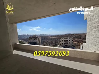  21 شقة فاخرة للبيع او التبديل 193م + بلكونة كبيرة رام الله المصايف قرب المالية بالعالي