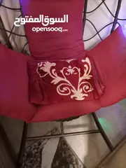  2 مرجوحة شكل قفص مع فرشة
