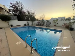  2 3 + 1 BR Townhouse with Shared Pool & Gym in Qurum