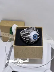  30 خواتم فضة 925 مع احجار كريمه مميزة