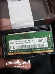  1 Ram  laptop 8 gb ddr4 3200hz